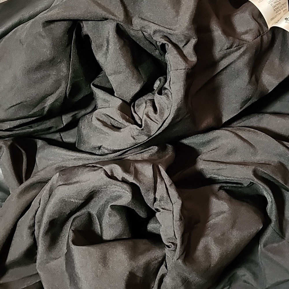 ❄️ LingLuoFang vegan Leather motorcycle Jacket ❄️ - Picture 6 of 7